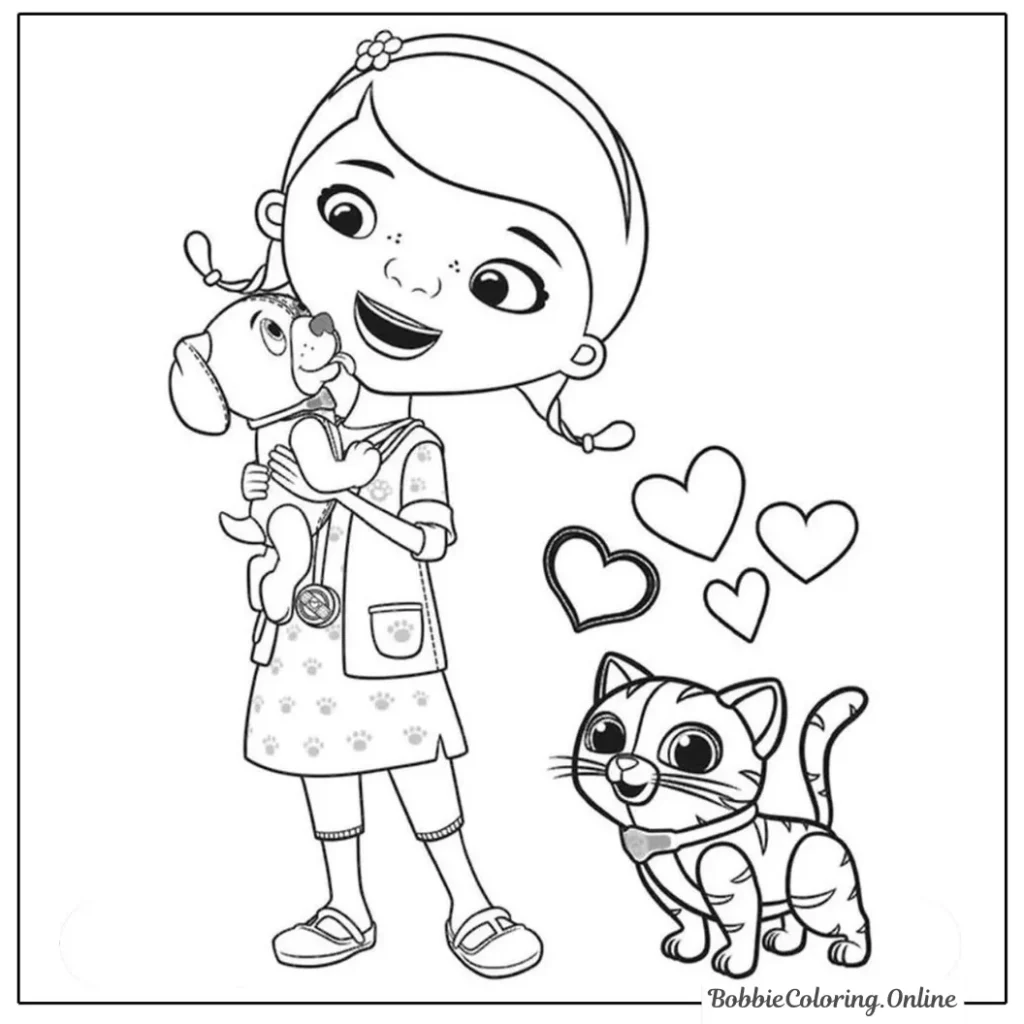 Free Printable Doc McStuffins Coloring Pages PDF