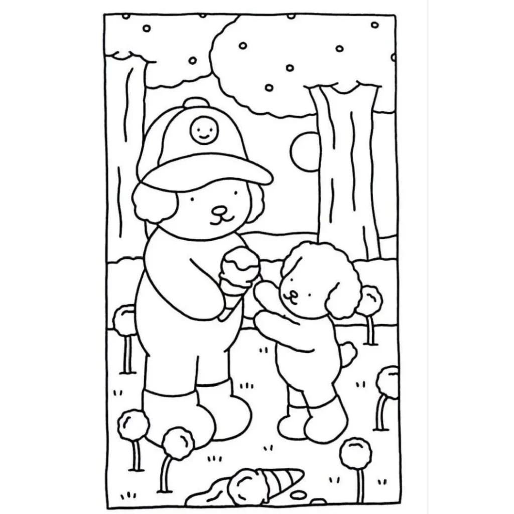 Bobbie Goods Colouring Pages PDF Free 