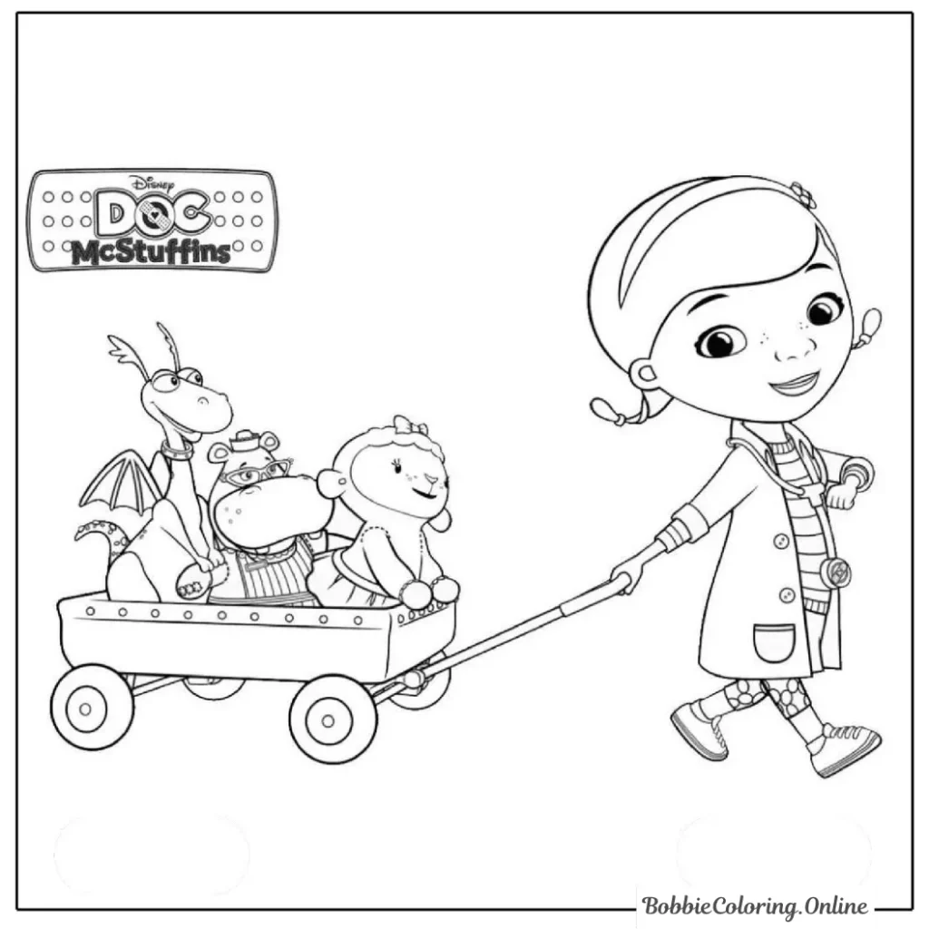 Free Printable Doc McStuffins Coloring Pages PDF