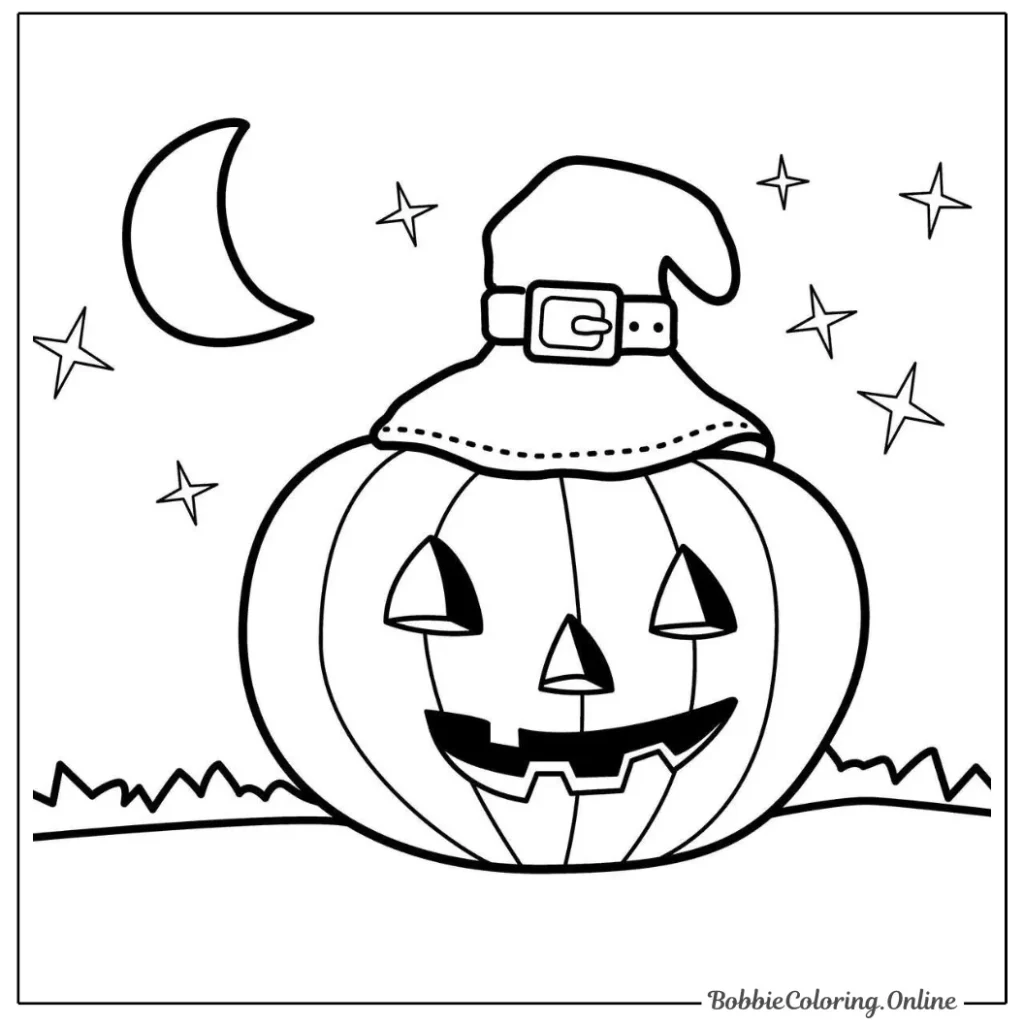 Halloween 2024 Coloring Pages Free PDF For Kids