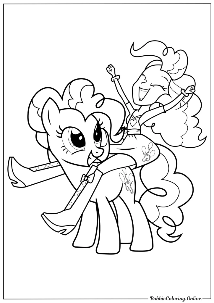 My Little Pony Equestria Girls Printable Coloring Pages PDF