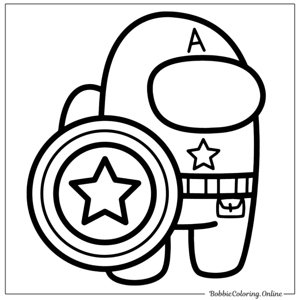 Among US Coloring Pages For Kids