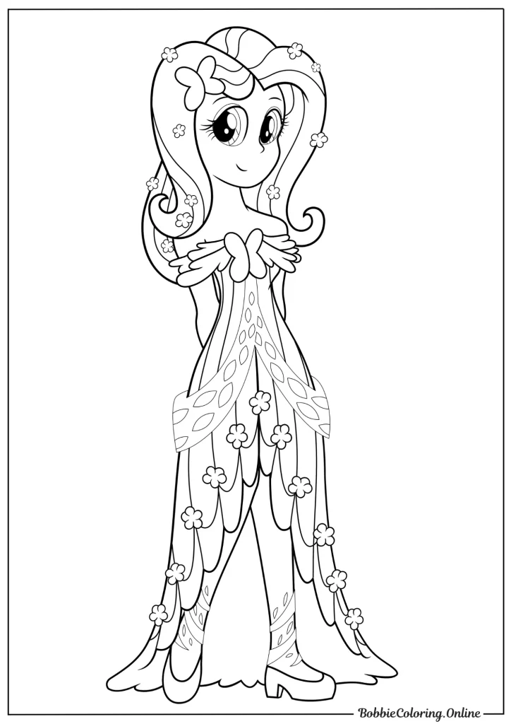 My Little Pony Equestria Girls Printable Coloring Pages PDF