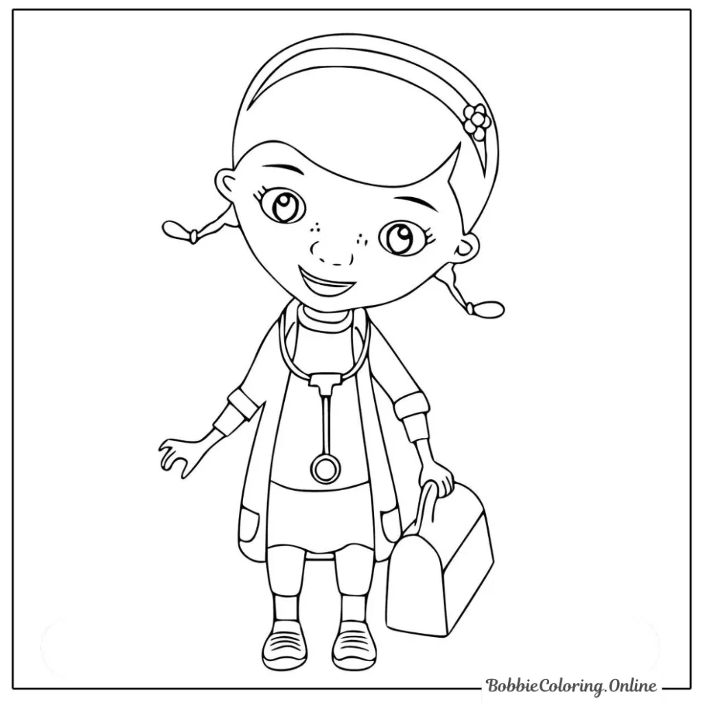 Free Printable Doc McStuffins Coloring Pages PDF