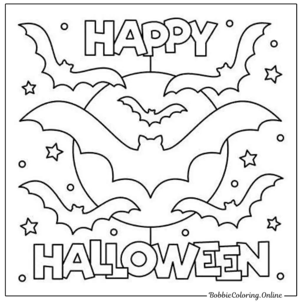 Halloween 2024 Coloring Pages Free PDF For Kids