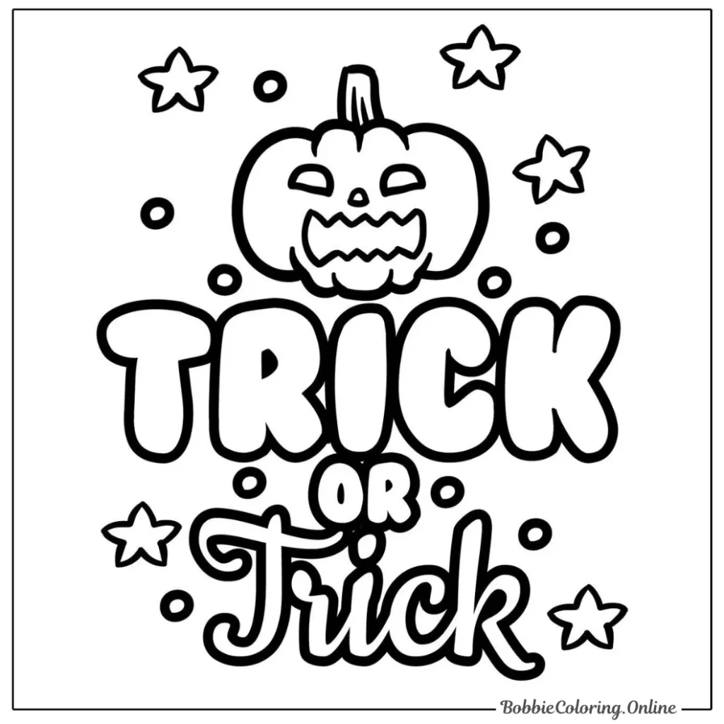 Halloween 2024 Coloring Pages Free PDF For Kids