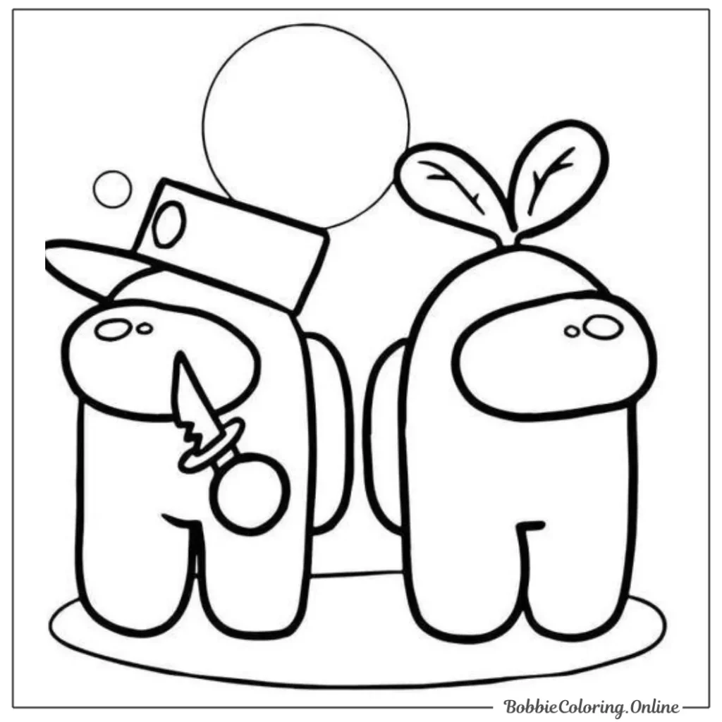 Among US Coloring Pages For Kids